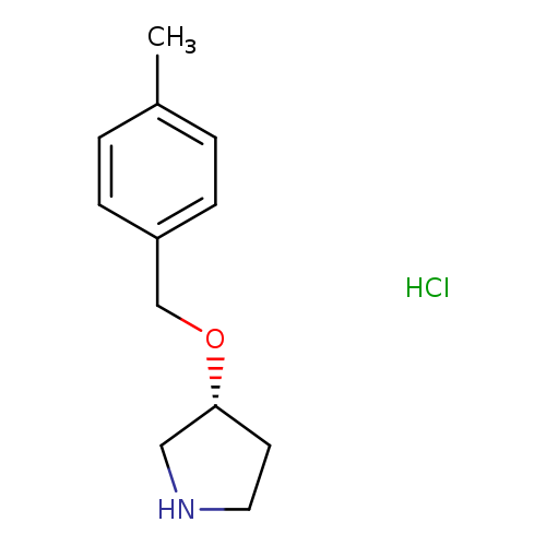 Pyrrolidine, 3-[(4-methylphenyl)methoxy]-, hydrochloride (1:1), (3R)-