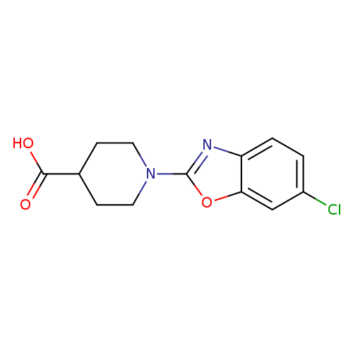 1-(6-Chloro-1,3-benzoxazol-2-yl)piperidine-4-carboxylic acid