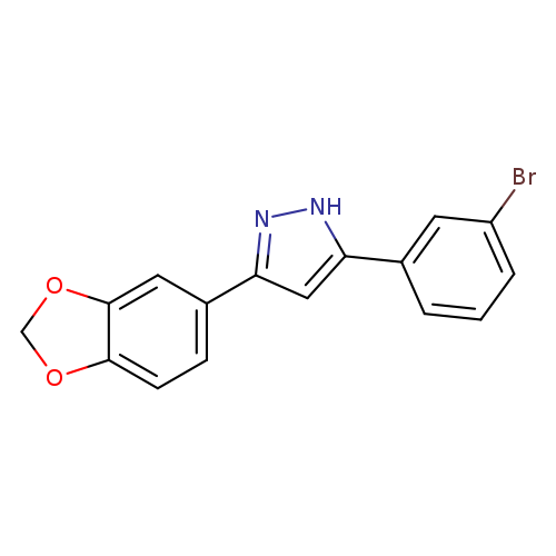 3-(2H-1,3-benzodioxol-5-yl)-5-(3-bromophenyl)-1H-pyrazole