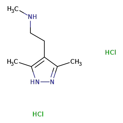 3,5-Dimethyl-4-[2-(methylamino)ethyl]-1h-pyrazole DiHCl