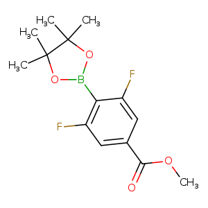 Benzoic acid, 3,5-difluoro-4-(4,4,5,5-tetramethyl-1,3,2-dioxaborolan-2-yl)-, methyl ester