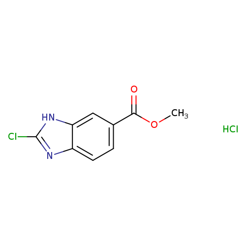 methyl 2-chloro-1h-1,3-benzodiazole-6-carboxylate hydrochloride