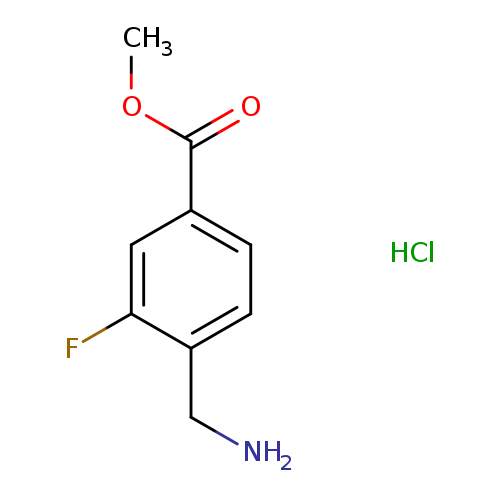 methyl 4-(aminomethyl)-3-fluorobenzoate hydrochloride