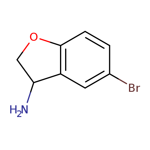 5-Bromo-2,3-dihydro-3-benzofuranamine