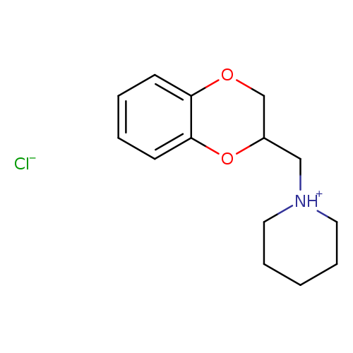 Piperidine,1-[(2,3-dihydro-1,4-benzodioxin-2-yl)methyl]-, hydrochloride (1:1)
