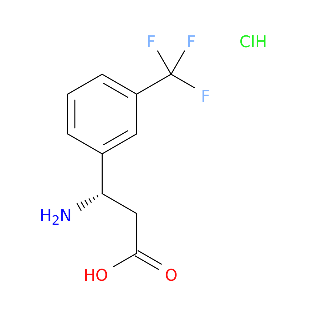 (3S)-3-Amino-3-[3-(trifluoromethyl)phenyl]propanoic acid hydrochloride