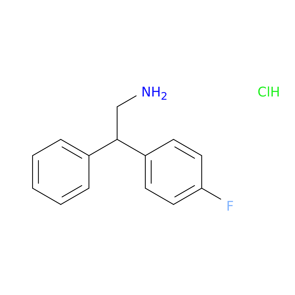 2-(4-Fluorophenyl)-2-phenylethylamine, HCl