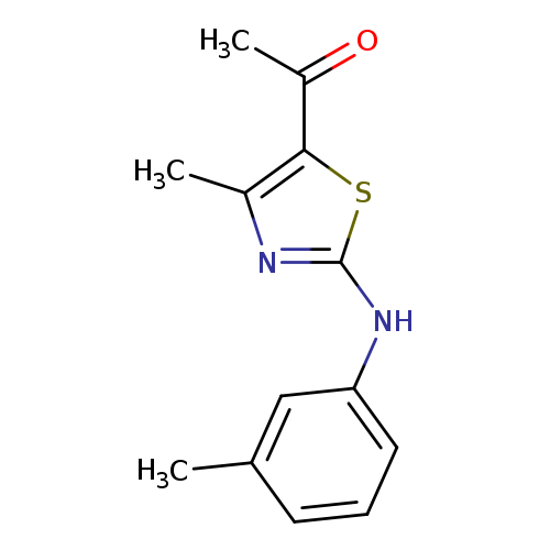 1-{4-methyl-2-[(3-methylphenyl)amino]-1,3-thiazol-5-yl}ethan-1-one