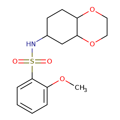 2-methoxy-N-(octahydro-1,4-benzodioxin-6-yl)benzene-1-sulfonamide