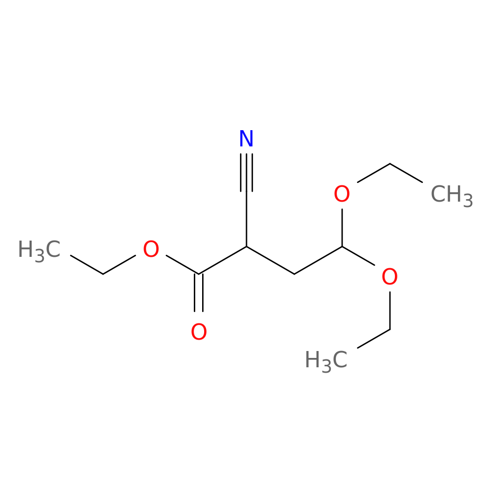 Ethyl 2-cyano-4,4-diethoxybutyrate