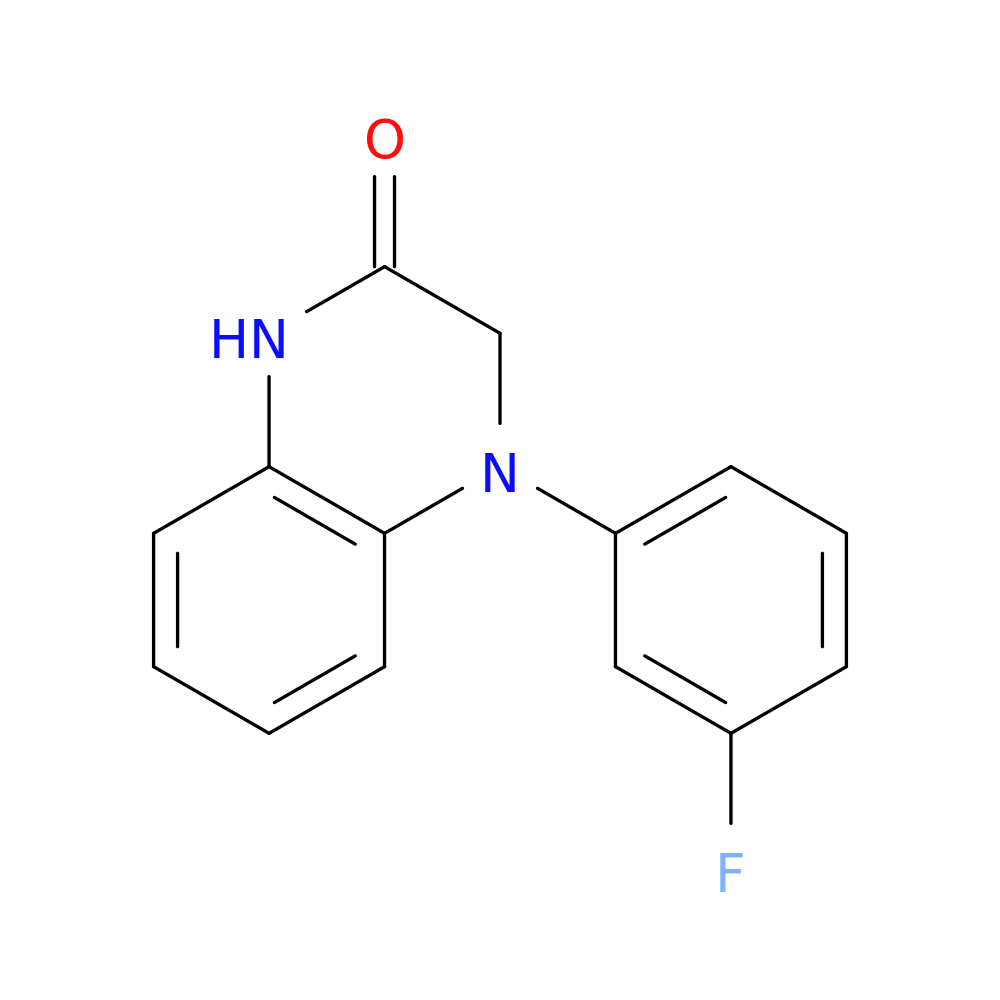 4-(3-fluorophenyl)-1,2,3,4-tetrahydroquinoxalin-2-one