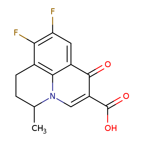 8,9-Difluoro-5-methyl-1-oxo-1,5,6,7-tetrahydropyrido[3,2,1-ij]quinoline-2-carboxylic acid