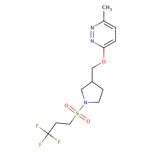 3-methyl-6-{[1-(3,3,3-trifluoropropanesulfonyl)pyrrolidin-3-yl]methoxy}pyridazine