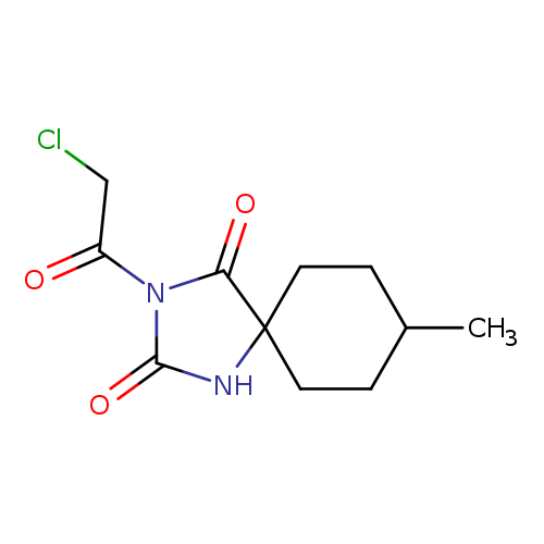3-(2-chloroacetyl)-8-methyl-1,3-diazaspiro[4.5]decane-2,4-dione