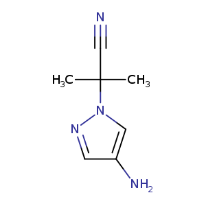 2-(4-Aminopyrazol-1-yl)-2-methylpropanenitrile