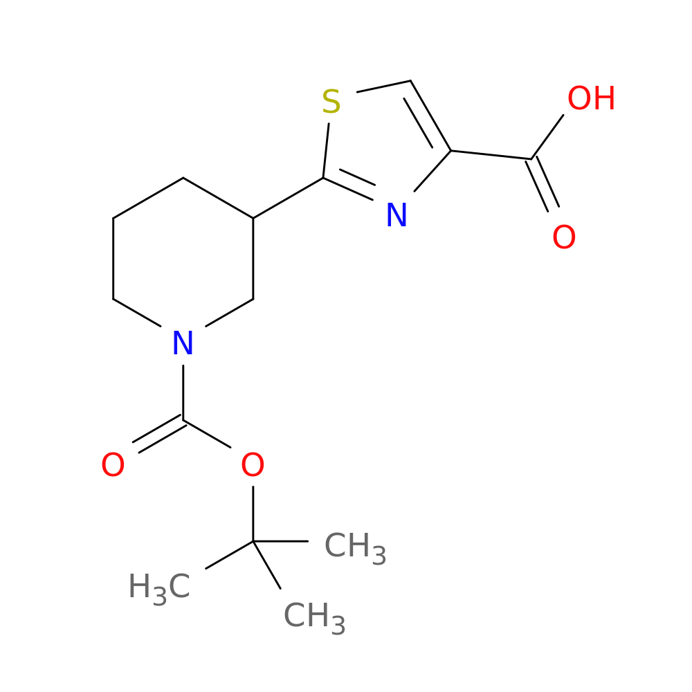 2-{1-[(tert-butoxy)carbonyl]piperidin-3-yl}-1,3-thiazole-4-carboxylic acid