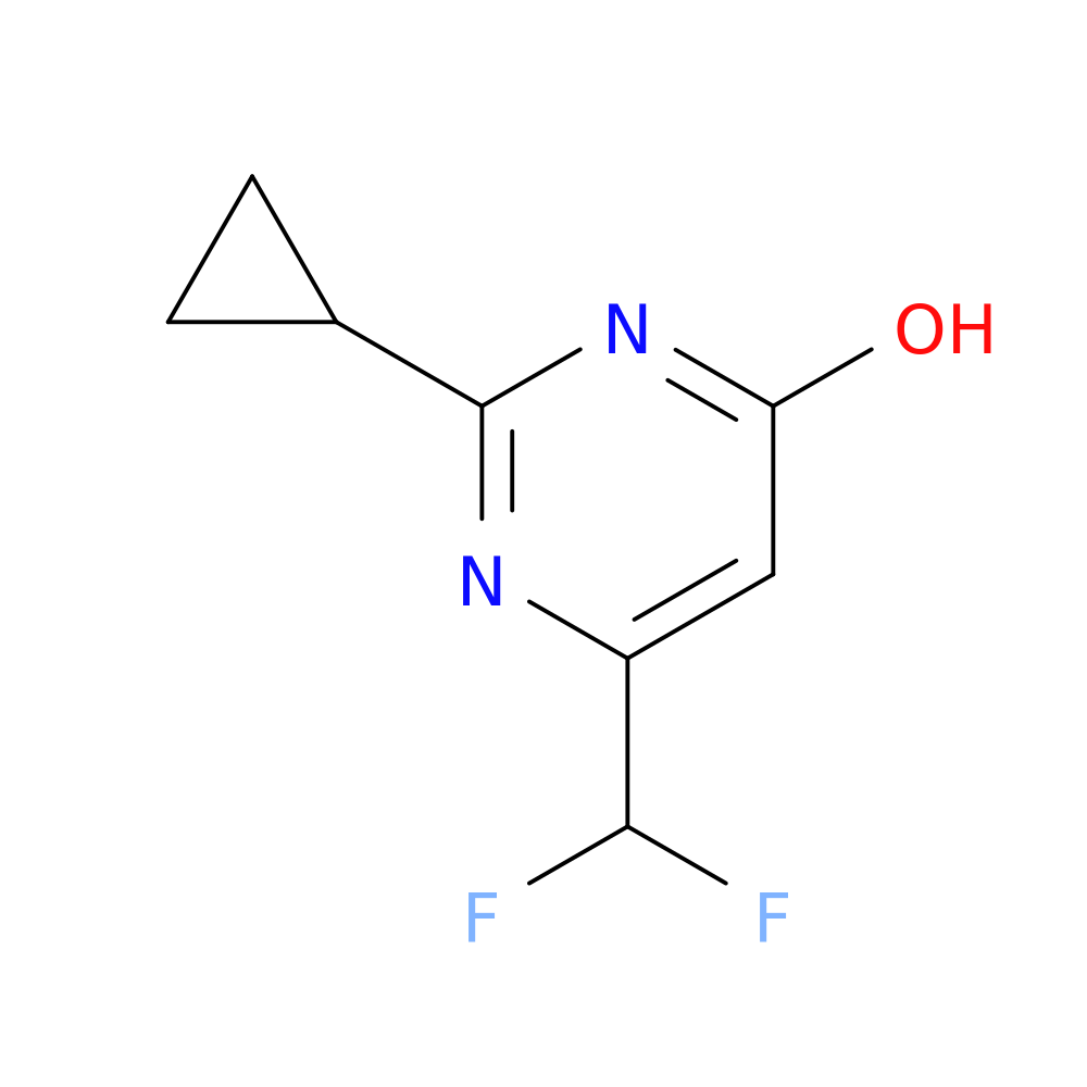 2-cyclopropyl-6-(difluoromethyl)pyrimidin-4-ol