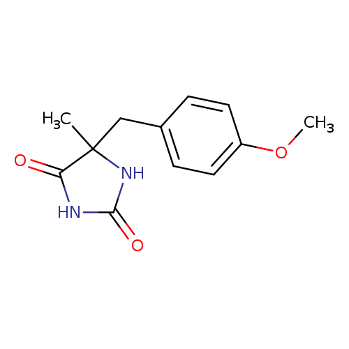 5-[(4-METHOXYPHENYL)METHYL]-5-METHYL-2,4-IMIDAZOLIDINEDIONE