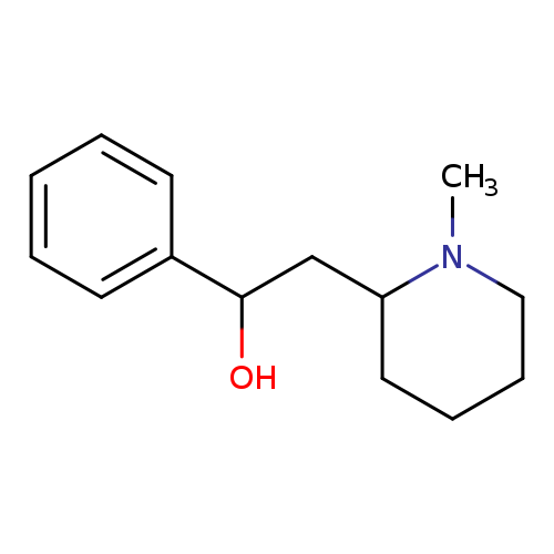 2-(1-methyl-2-piperidyl)-1-phenyl-ethanol