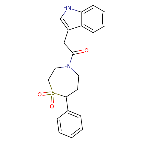 4-[2-(1H-indol-3-yl)acetyl]-7-phenyl-1lambda6,4-thiazepane-1,1-dione