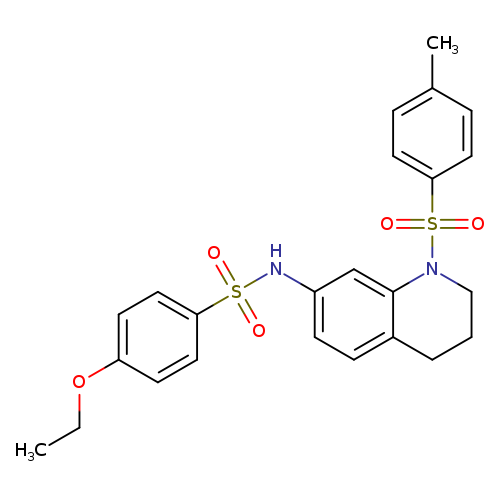 4-ethoxy-N-[1-(4-methylbenzenesulfonyl)-1,2,3,4-tetrahydroquinolin-7-yl]benzene-1-sulfonamide