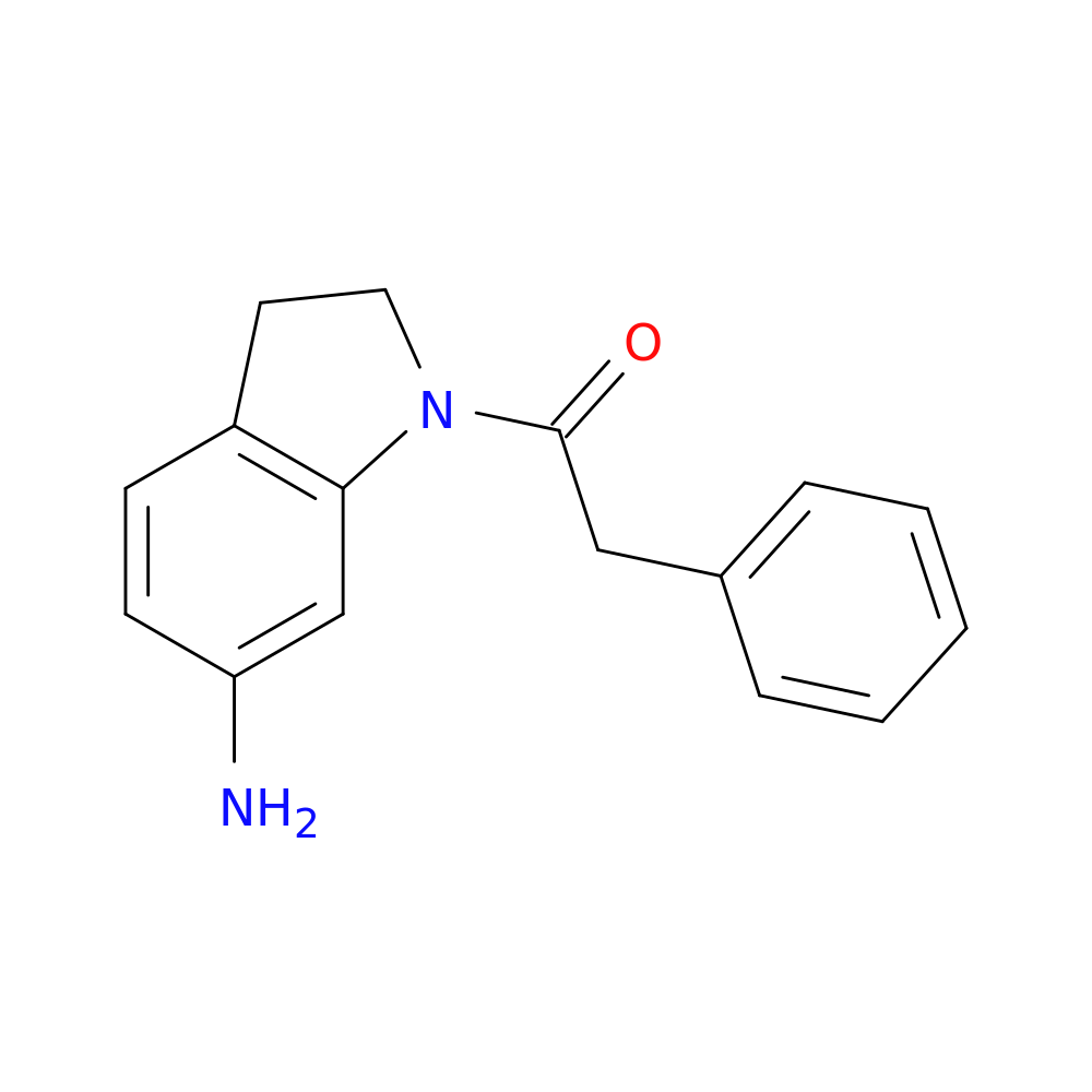 1-(6-amino-2,3-dihydro-1H-indol-1-yl)-2-phenylethan-1-one