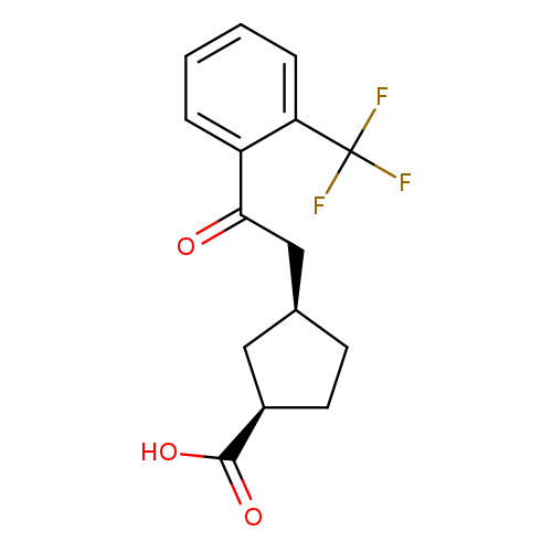 cis-3-[2-Oxo-2-(2-trifluoromethylphenyl)ethyl]cyclopentane-1-carboxylic acid