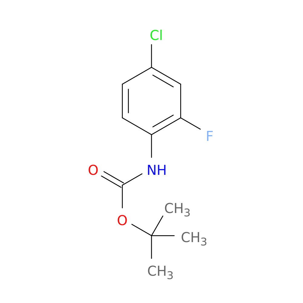 tert-Butyl (4-chloro-2-fluorophenyl)carbamate
