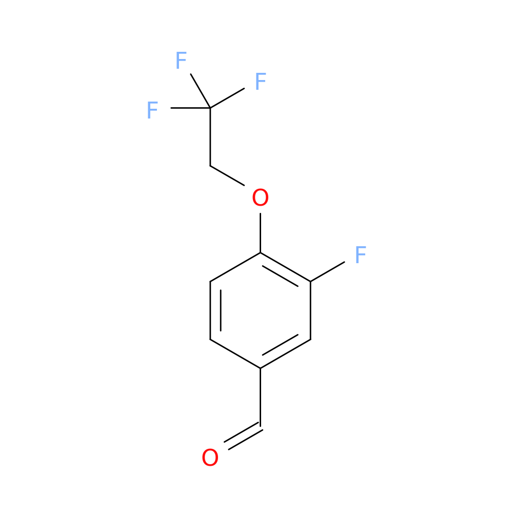 3-fluoro-4-(2,2,2-trifluoroethoxy)benzaldehyde