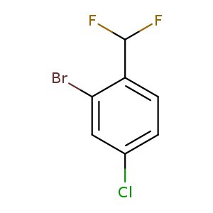 2-Bromo-4-chloro-1-(difluoromethyl)benzene