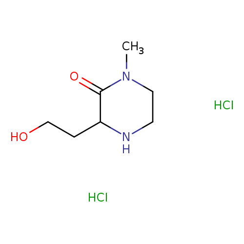 3-(2-hydroxyethyl)-1-methylpiperazin-2-onedihydrochloride