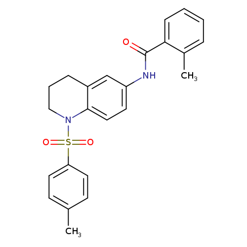 2-methyl-N-[1-(4-methylbenzenesulfonyl)-1,2,3,4-tetrahydroquinolin-6-yl]benzamide