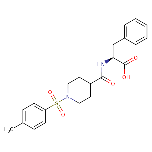N-({1-[(4-methylphenyl)sulfonyl]piperidin-4-yl}carbonyl)-L-phenylalanine