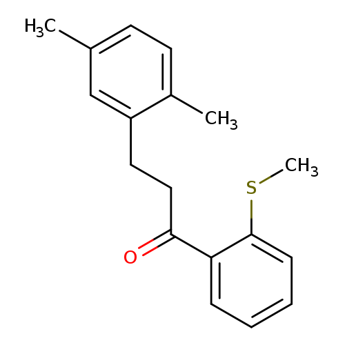 3-(2,5-Dimethylphenyl)-2'-thiomethylpropiophenone