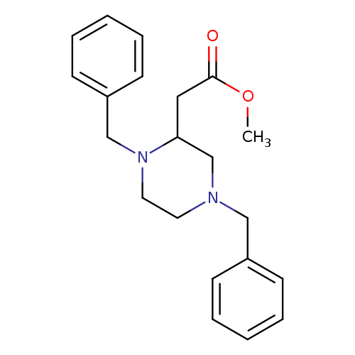 (1,4-Dibenzyl-piperazin-2-yl)-acetic acid methyl ester