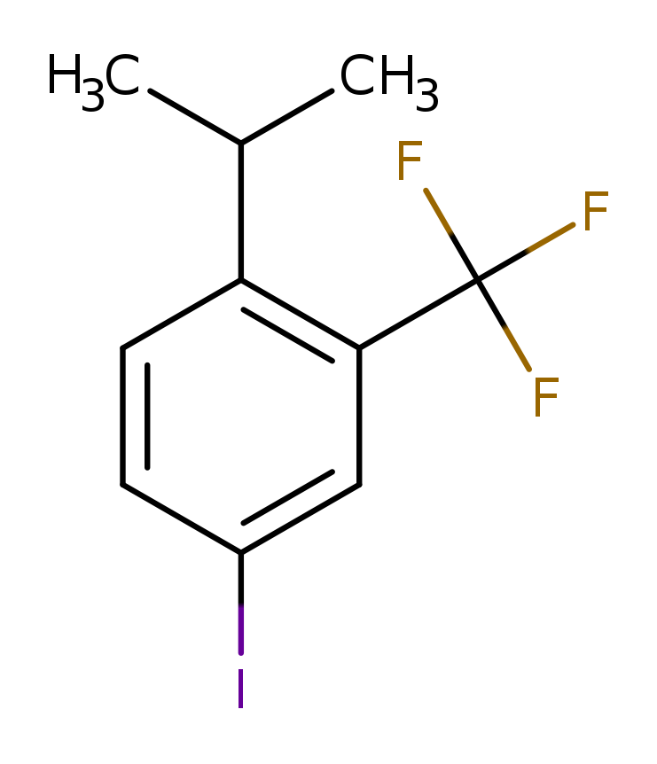 4-iodo-1-(propan-2-yl)-2-(trifluoromethyl)benzene