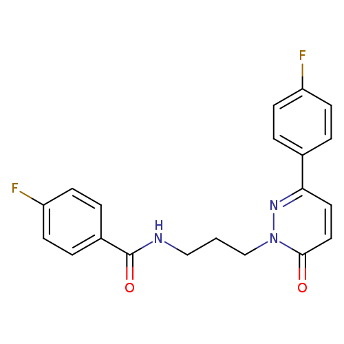 4-fluoro-N-{3-[3-(4-fluorophenyl)-6-oxo-1,6-dihydropyridazin-1-yl]propyl}benzamide