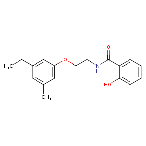 N-[2-(3-Ethyl-5-methylphenoxy)ethyl]-2-hydroxybenzamide