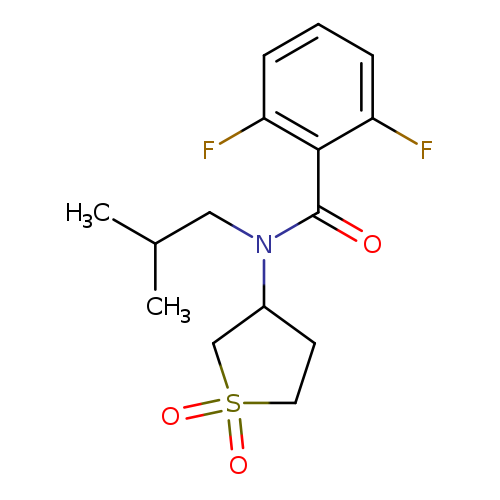 N-(1,1-dioxo-1lambda6-thiolan-3-yl)-2,6-difluoro-N-(2-methylpropyl)benzamide