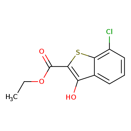 Benzo[b]thiophene-2-carboxylic acid, 7-chloro-3-hydroxy-, ethyl ester