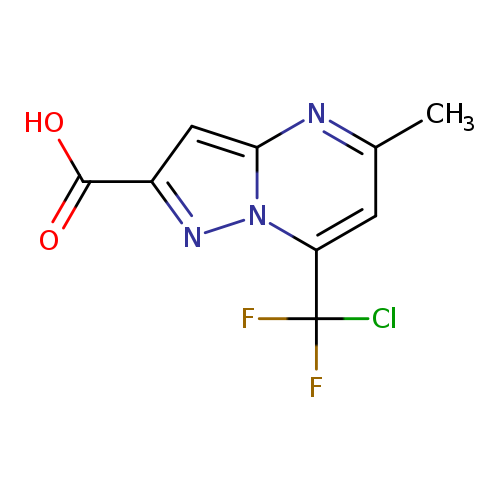 7-(Chlorodifluoromethyl)-5-methylpyrazolo[1,5-a]pyrimidine-2-carboxylic acid
