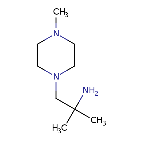 2-Methyl-1-(4-methylpiperazin-1-yl)propan-2-amine