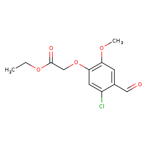 ethyl 2-(5-chloro-4-formyl-2-methoxyphenoxy)acetate