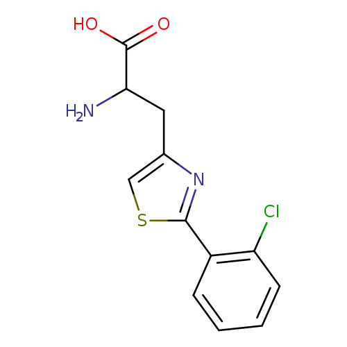 2-amino-3-[2-(2-chlorophenyl)-1,3-thiazol-4-yl]propanoic acid