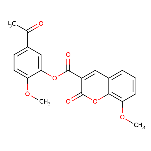 5-acetyl-2-methoxyphenyl 8-methoxy-2-oxo-2H-chromene-3-carboxylate