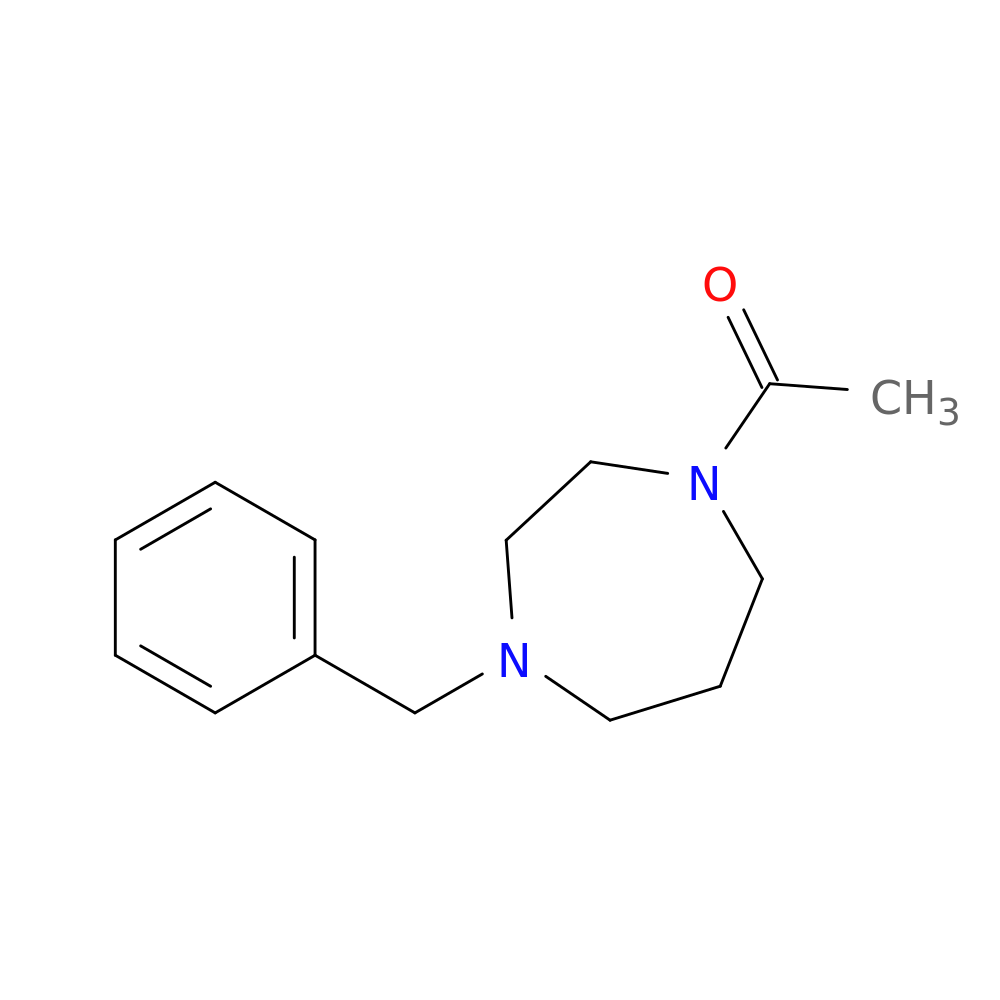 1-(4-benzyl-1,4-diazepan-1-yl)ethan-1-one