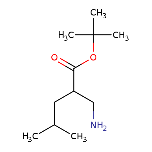 tert-butyl 2-(aminomethyl)-4-methylpentanoate
