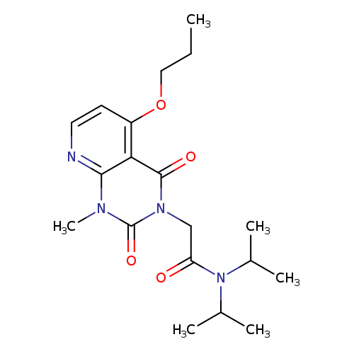2-{1-methyl-2,4-dioxo-5-propoxy-1H,2H,3H,4H-pyrido[2,3-d]pyrimidin-3-yl}-N,N-bis(propan-2-yl)acetamide