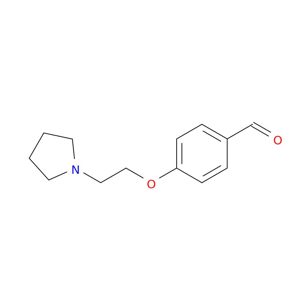 4-[2-(Pyrrolidin-1-Yl)Ethoxy]Benzaldehyde