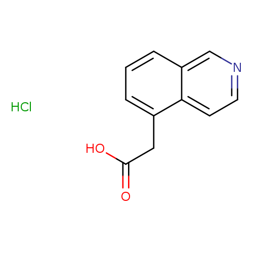 2-(isoquinolin-5-yl)acetic acid hydrochloride